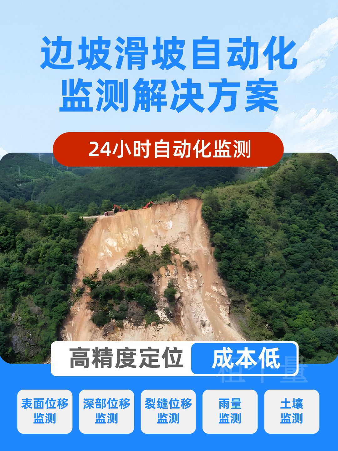 山體邊坡安全自動化監(jiān)測可實時監(jiān)控邊坡位移沉降各監(jiān)測點數據的變化